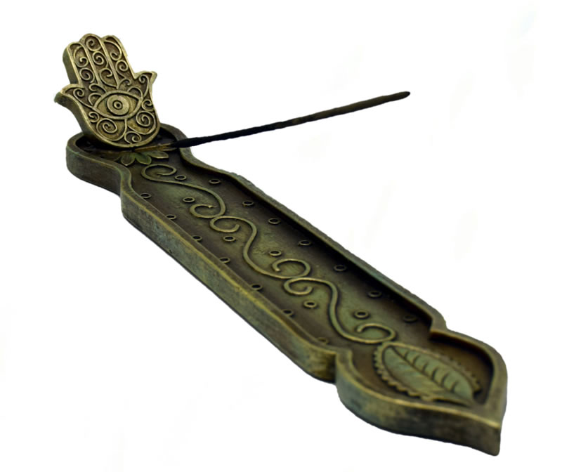 Hamsa Boat Incense Burner